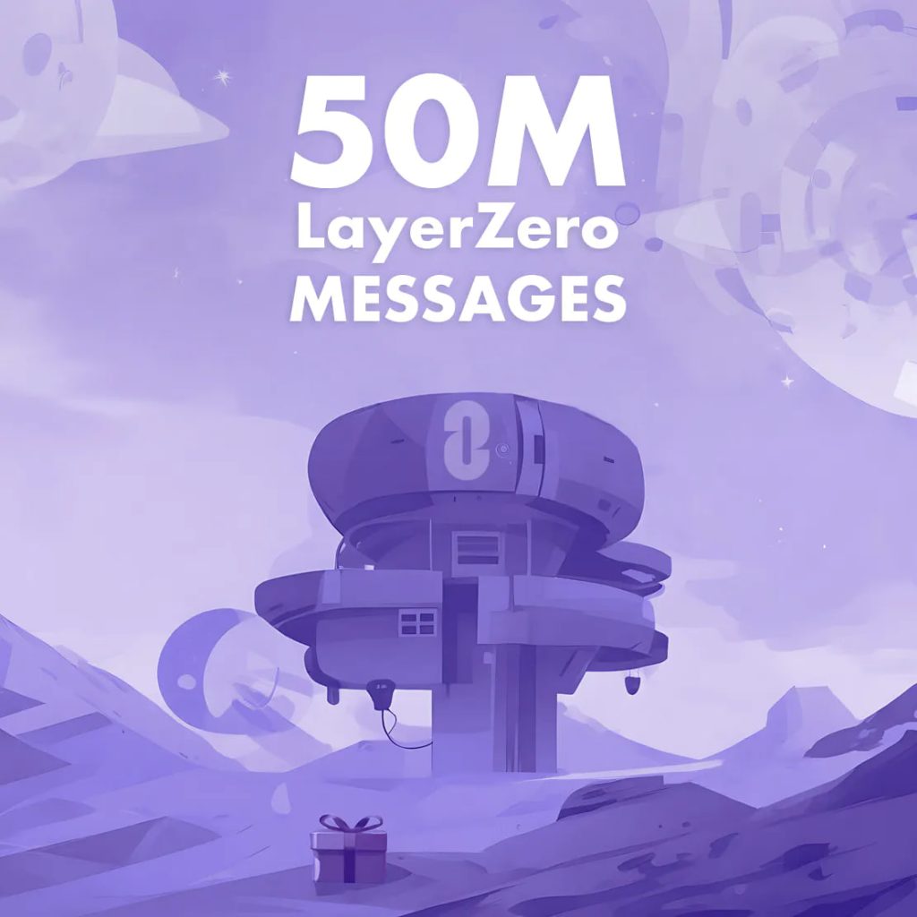 50M LayerZero Messages by Merkly